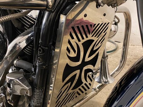2005 Kawasaki VN1600 Vulcan, синий, 620000 рублей, вид 3