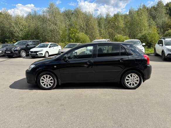 2004 Toyota Corolla IX (E120, E130) Рестайлинг, чёрный - вид 6