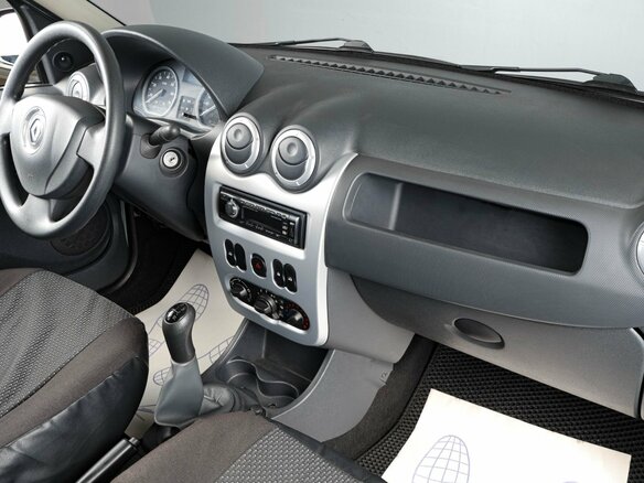2013 Renault Logan I Рестайлинг, синий, 599000 рублей - вид 9
