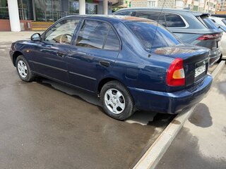2007 Hyundai Accent ТагАЗ II, синий, 350000 рублей, вид 4