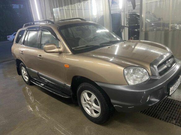 2004 Hyundai Santa Fe I, бежевый, 510000 рублей - вид 1