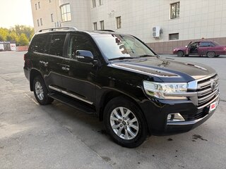 2019 Toyota Land Cruiser 200 Series Рестайлинг 2, чёрный, 7590000 рублей, вид 3