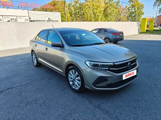 2021 Volkswagen Polo VI, бежевый, 1840000 рублей, вид 1