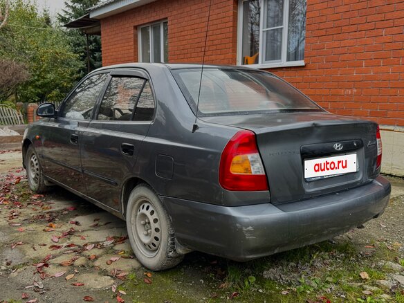 2006 Hyundai Accent ТагАЗ II, серебристый, 280000 рублей - вид 5