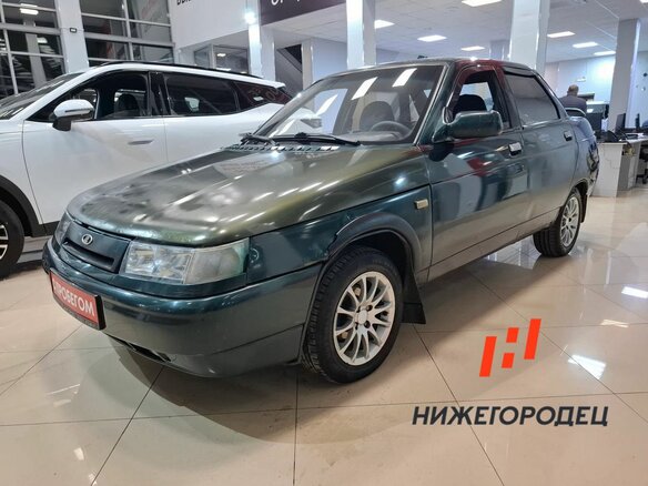 2002 Lada (ВАЗ) 2110, зелёный, 89000 рублей