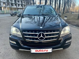 2010 Mercedes-Benz M-Класс 350 II (W164) Рестайлинг, чёрный, 1590000 рублей, вид 2