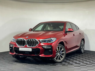 2021 BMW X6 30d III (G06), красный, 6997000 рублей, вид 1