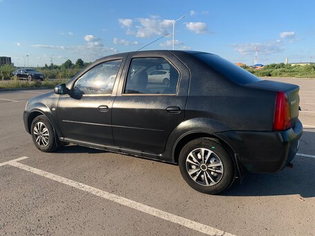 2007 Renault Logan I, чёрный, 450000 рублей, вид 4