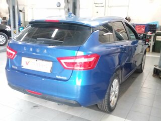 2020 Lada (ВАЗ) Vesta SW I, синий, 1092000 рублей, вид 3