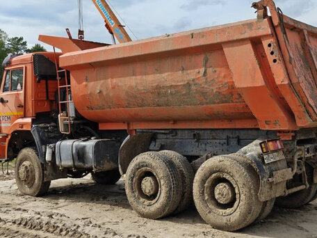 2012 КамАЗ 65222, оранжевый, 1300000 рублей, вид 3