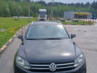 2012 Volkswagen Touareg II, чёрный, 2300000 рублей, вид 5