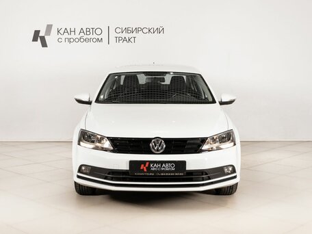 2016 Volkswagen Jetta VI Рестайлинг, белый, 1360000 рублей, вид 2