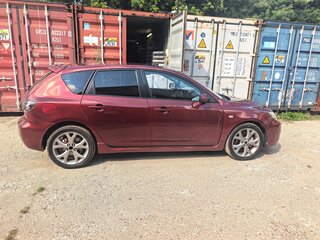 2008 Mazda 3 I (BK) Рестайлинг, красный, 410000 рублей, вид 2