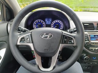 2014 Hyundai Solaris I Рестайлинг, серый, 755000 рублей, вид 3