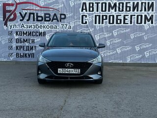 2021 Hyundai Solaris II Рестайлинг, серый, 1290000 рублей, вид 2