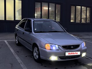2005 Hyundai Accent ТагАЗ II, серебристый, 350000 рублей, вид 1