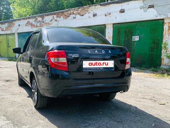 2022 Lada (ВАЗ) Granta I Рестайлинг, чёрный, 827000 рублей - вид 3