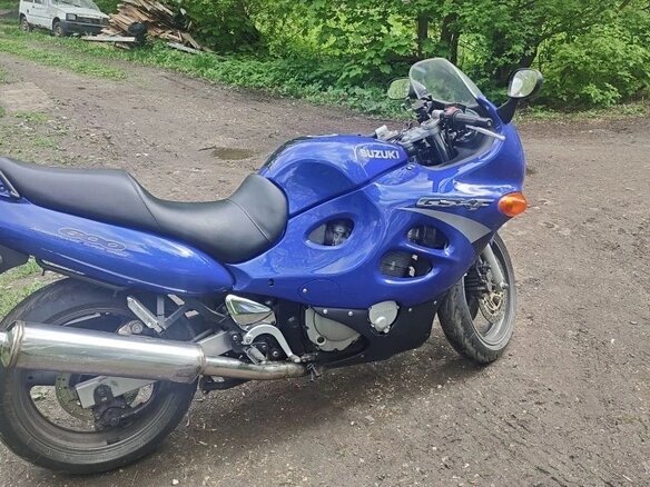 1998 Suzuki GSX 600F Katana, синий, 300000 рублей - вид 3