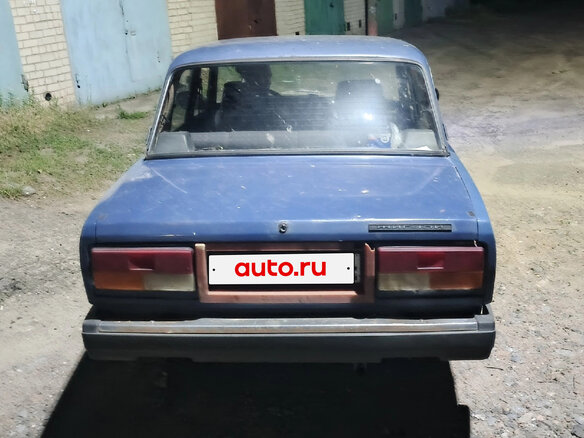 2003 Lada (ВАЗ) 2107, синий, 65000 рублей - вид 4