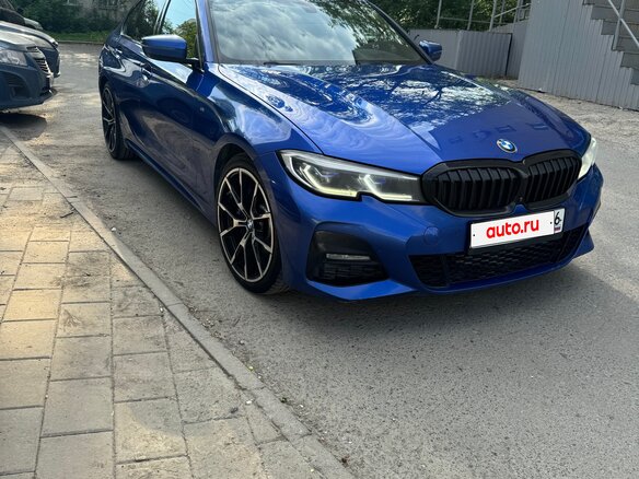 2020 BMW 3 серии 330d xDrive VII (G2x), синий, 4150000 рублей