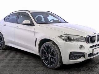2018 BMW X6 40d II (F16), белый, 4690000 рублей, вид 3