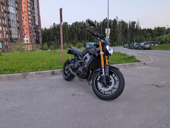 2015 Yamaha MT-09 (FZ-09), фиолетовый, 680000 рублей - вид 7