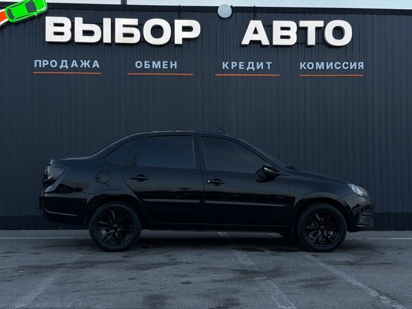 2020 Lada (ВАЗ) Granta I Рестайлинг, чёрный, 680000 рублей - вид 2
