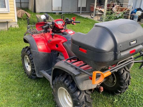 2009 Honda TRX 500 (Foreman), красный, 600000 рублей, вид 3
