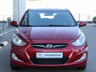 2012 Hyundai Solaris I, красный, 749000 рублей, вид 2