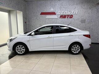 2016 Hyundai Solaris I Рестайлинг, белый, 1195000 рублей, вид 2