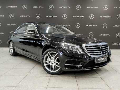 2016 Mercedes-Benz S-Класс 500 VI (W222, C217), чёрный, 4750000 рублей, вид 3