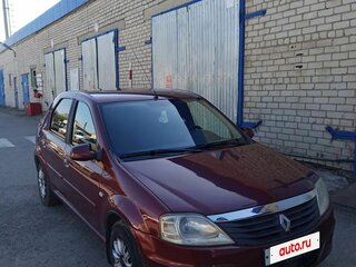2012 Renault Logan I Рестайлинг, красный, 410000 рублей, вид 3