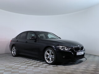 2017 BMW 3 серии 320i xDrive VI (F3x) Рестайлинг, чёрный, 2600000 рублей, вид 3