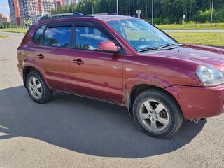 2007 Hyundai Tucson I, красный, 630000 рублей, вид 2