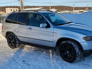 2005 BMW X5 3.0i I (E53) Рестайлинг, серебристый, 1000000 рублей, вид 1