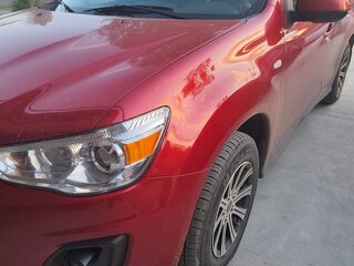 2014 Mitsubishi ASX I Рестайлинг, красный, 1350000 рублей, вид 5