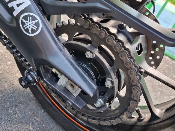 2015 Yamaha MT-09 (FZ-09), оранжевый, 750000 рублей - вид 9