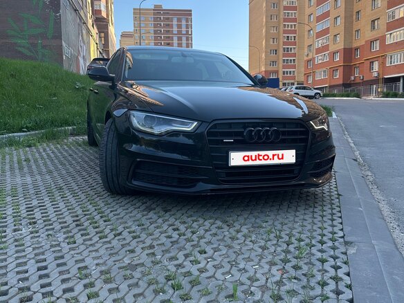 2014 Audi A6 IV (C7) Рестайлинг, чёрный, 1700000 рублей - вид 2