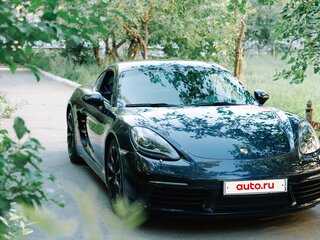 2017 Porsche Cayman III 718 (982), синий, 5900000 рублей, вид 1