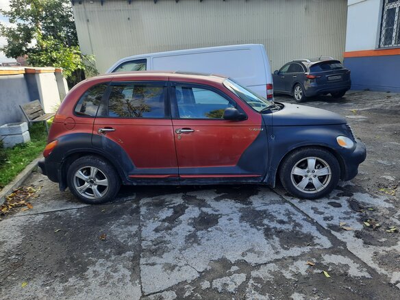 2001 Chrysler PT Cruiser, красный - вид 1