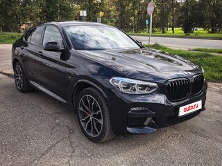 2021 BMW X4 30d II (G02), чёрный, 6100000 рублей, вид 3