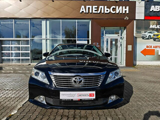 2014 Toyota Camry VII (XV50), чёрный, 1537000 рублей, вид 2