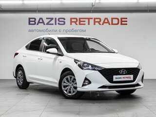 2021 Hyundai Solaris II Рестайлинг, белый, 1381000 рублей, вид 3