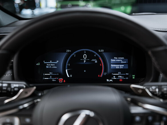 2026 Lexus LX 500d IV, чёрный - вид 13
