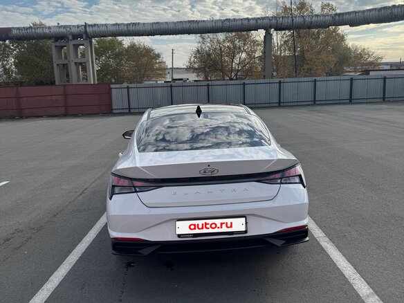 2023 Hyundai Elantra VII (CN7), белый, 2200000 рублей - вид 3
