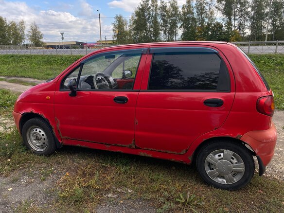 2010 Daewoo Matiz I Рестайлинг, красный, 95000 рублей - вид 2