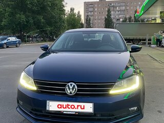 2016 Volkswagen Jetta VI Рестайлинг, синий, 1399000 рублей, вид 1