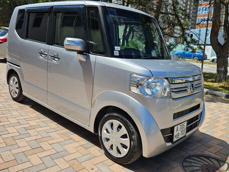 2015 Honda N-BOX I, серебристый, 745000 рублей, вид 5