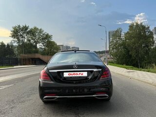2018 Mercedes-Benz S-Класс 450 Long VI (W222, C217) Рестайлинг, чёрный, 4750000 рублей, вид 4