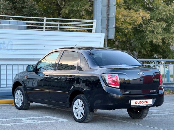 2014 Lada (ВАЗ) Granta I, чёрный - вид 5